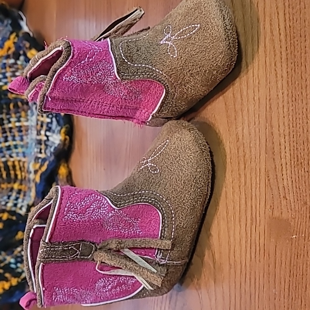 Rising Stars Pink Cowboy Boots
